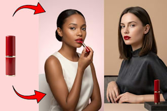 do ai realistic product photography with realistic ai models