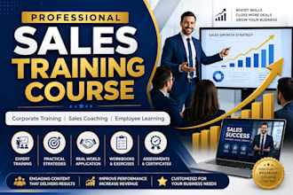 create sales training courses for teams and businesses b2c sales training