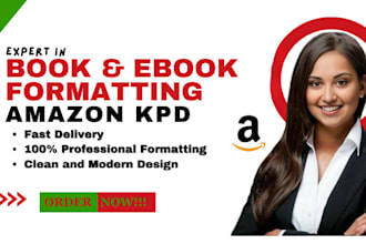do book formatting for ebook and printing, book layout formatting
