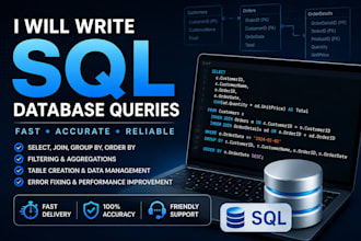 write sql database queries