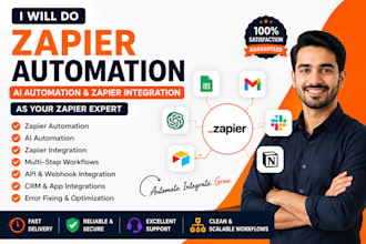 do zapier automation, ai automation, zapier integration as zapier expert