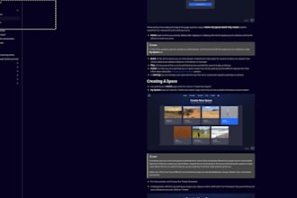write user documentation and developer onboarding guides