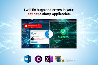 fix bugs and errors in your dot net c sharp application