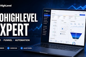 setup gohighlevel CRM workflow automation and sales funnel