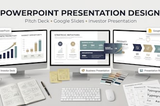 do powerpoint presentation design pitch deck presentation google slides design