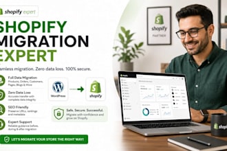 migrate wordpress to shopify or shopify to wordpress with zero data loss