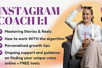 work with female founders on their instagram strategy
