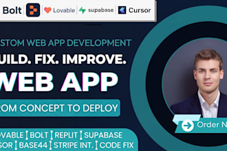 fix,deploy and improve ai saas webapps with replit, cursor, AWS, firebase,base44