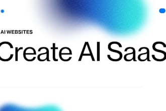 create ai saas websites or apps