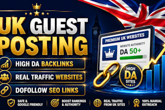 publish UK guest posts on high authority websites