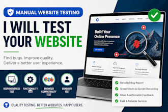 test your website manually