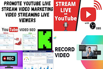 promote youtube live stream video marketing video streaming live viewers