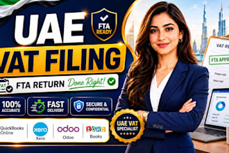 prepare and file uae vat return with fta ready report