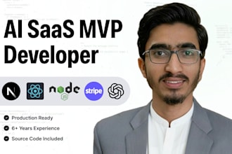 build ai saas mvp with authentication, payments and ai integration