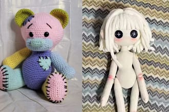 do handcrafted custom plushie and stuffed animal concepts, handmade plushie