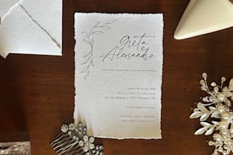 design elegant wedding invitations and complete event stationery