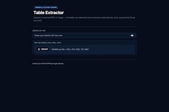 build a python ocr tool to extract data from invoices, PDF
