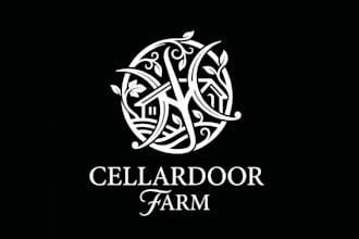 design luxury unique winery logo