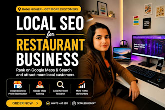 provide local seo for restaurant business for local ranking