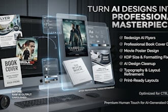 professionally refine and humanize ai generated designs