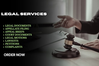 do legal motion, complaint, petition, appeal briefs and appellate court document
