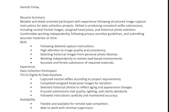 create a professional fifo resume and cover letter