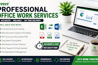 be your reliable virtual office assistant