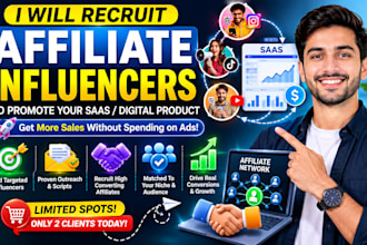 recruit high quality affiliates for your product or saas