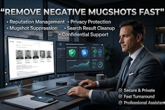 remove mugshots and negative links from google search