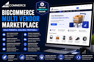 build bigcommerce multi vendor marketplace website