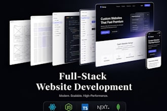 build custom designed interactive websites