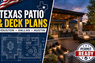 design texas swimming pool patio and deck permit drawing plans