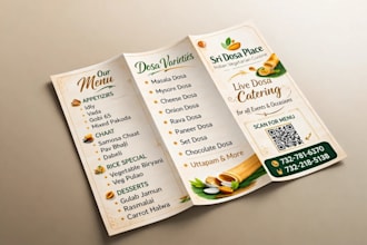 design modern menu restaurant menu digital menu