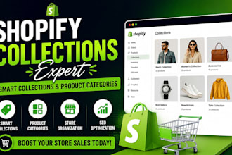 organize your shopify store collections for more sales
