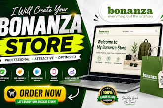 create and optimize your bonaza store with SEO product listing