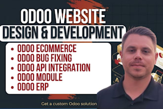 design odoo website, odoo ecommerce and customize odoo erp