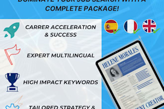 design a professional ats resume CV