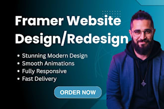 design, redesign, and develop framer websites