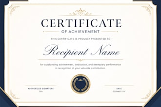 create certificates for you either for business or pleasure