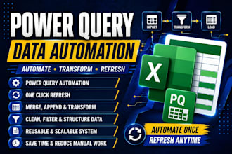 automate excel data using power query