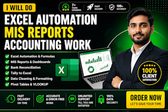 do excel automation, mis report, reconciliation