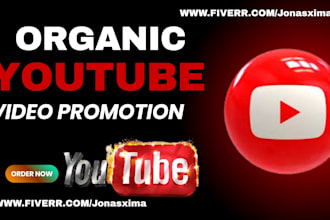 do organic youtube video promotion for real audience growth