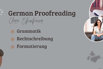 proofread your german text