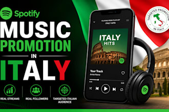 do spotify music promotion in italy