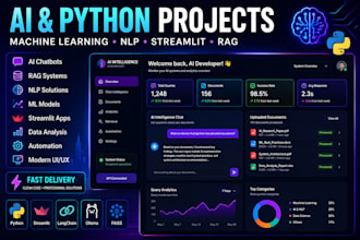 build professional python and ai projects for students