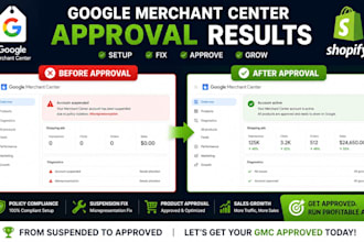 fix and set up your google merchant center for shopify shopping ads