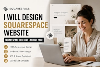 design squarespace website squarespace redesign landing page