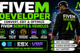 convert, edit, and optimize fivem scripts and vehicles