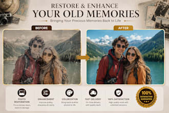 restore,enhance your old damaged photos with ai