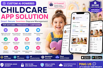 build smart ai baby daycare app, babysitters booking app, ai family planning app
